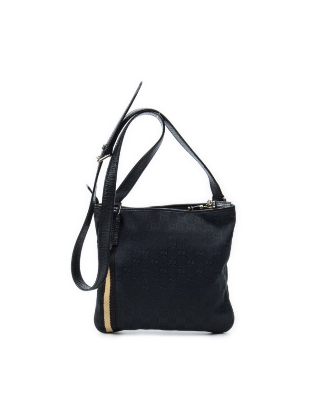 Gucci Web Jolique Crossbody Black GG Canvas - Picture 5 of 10